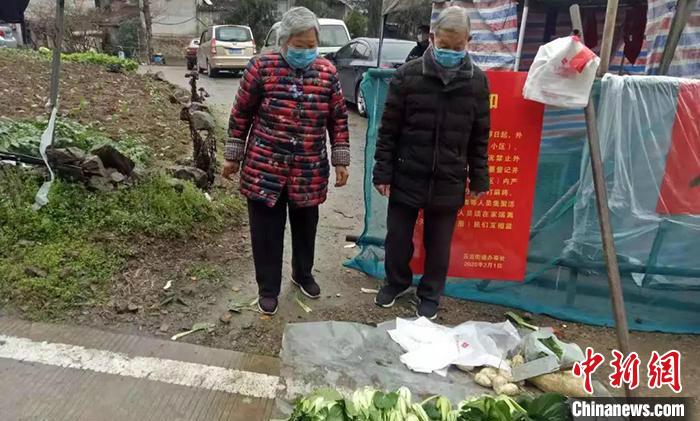 浙江八旬老夫妻将自种萝卜青菜放路边 供路人免费自取