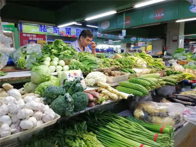 “桑拿天”推高绿叶类蔬菜价格 上周青岛蔬菜零售均价为5.77元/公斤