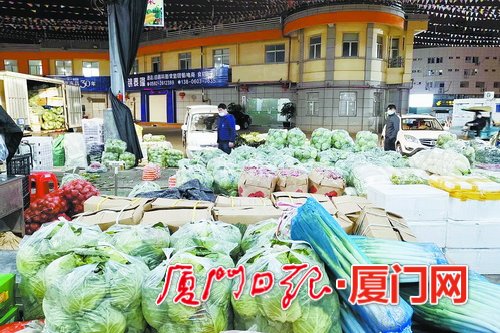 1月28日起厦门两大批发市场加大蔬菜供应量