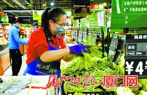 1月28日起 厦门两大批发市场加大蔬菜供应量