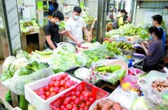 北京六大批发市场14日蔬菜上市量15517吨（图）