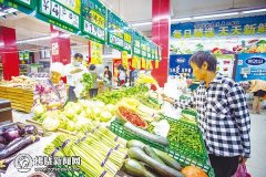 宿城节日市场供应充足 蔬菜价格大幅回落